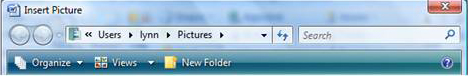 Click on your image and hit Insert
