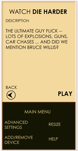 A description of the movie is shown.