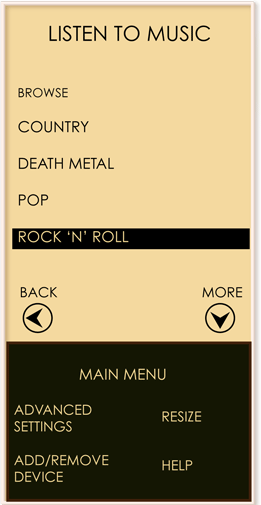Jean selects 'Rock and Roll'